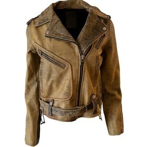 ZASTA Dirt Biker Leather Jacket Women’s M.